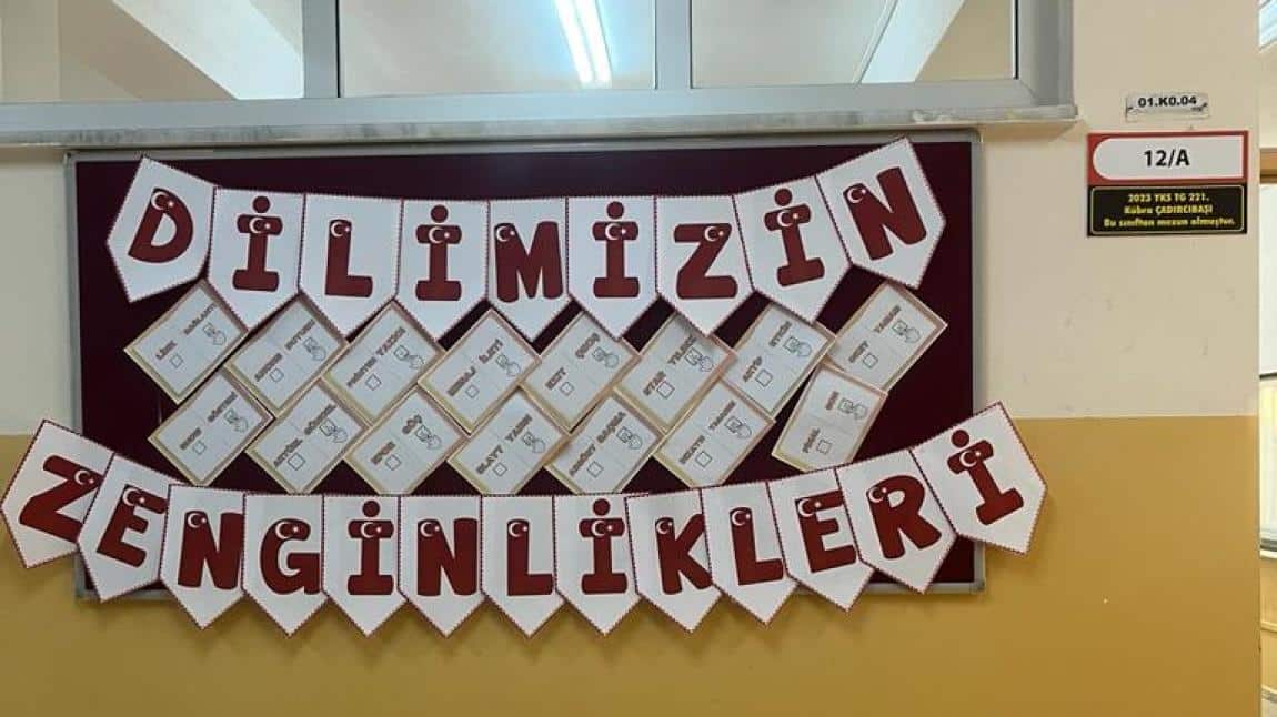 Dilimizin Zenginliklerine Dikkat Çeken Pano Çalışmaları